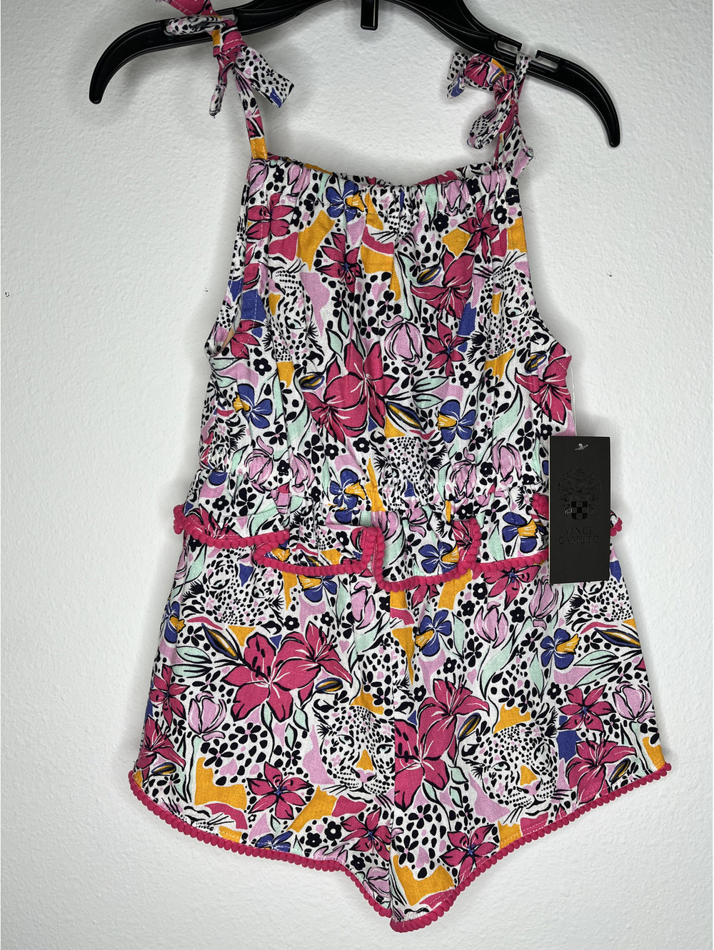 NWT Vince Camuto Girl's Floral Romper Size 4T